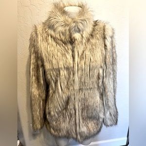 TopShop Faux Fur Coat Jacket